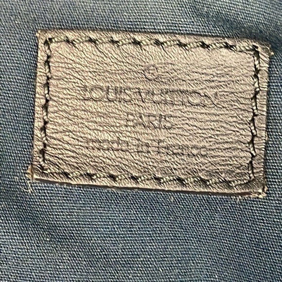 Louis Vuitton Monogram Mini Lin Sac a Langer Diaper Messenger Bag Denim Gray - Picture 16 of 17